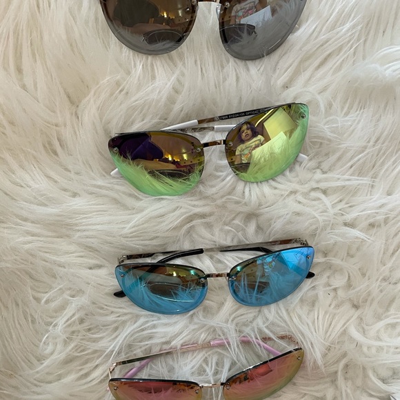 Block The Haters Oversized Aviators- Sky Blue - Picture 11 of 16